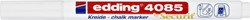 Krijtstift  edding  by Securit 4085 rond 1-2mm wit