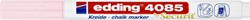 Krijtstift  edding  by Securit 4085 rond 1-2mm pastel roze