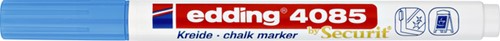 Krijtstift  edding by Securit 4085 rond 1-2mm lichtblauw