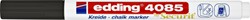 Krijtstift  edding  by Securit 4085 rond 1-2mm zwart