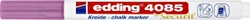 Krijtstift  edding  by Securit 4085 rond 1-2mm roze metallic