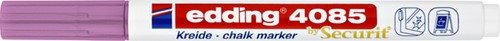 Krijtstift  edding  by Securit 4085 rond 1-2mm roze metallic