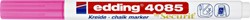 Krijtstift  edding  by Securit 4085 rond 1-2mm neon roze