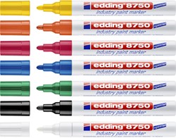 Viltstift edding e-8750 lakmarker industry blauw