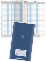Aanwezigheidsregister Aurora 155x260mm 28blz Nederlandstalig