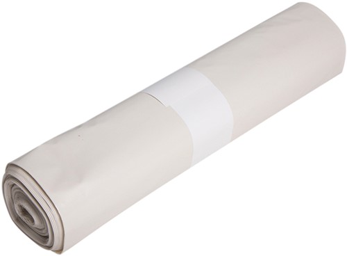 Afvalzak Powersterko HDPE T10 50x55cm 25L wit rol/50