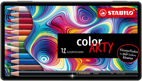 Kleurpotloden STABILO Color Arty blik/12