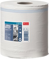 Poetsrol Tork M2 130034 1laags 19,5cmx165m wit 6rollen-2