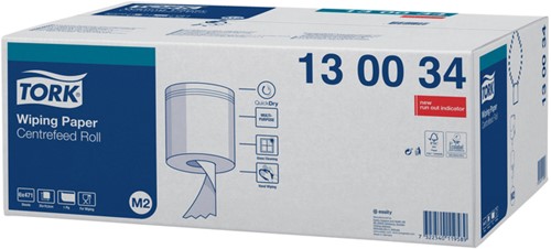 Poetsrol Tork M2 130034 1laags 19,5cmx165m wit 6rollen-3