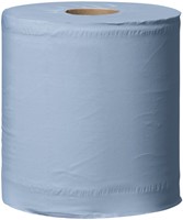Poetsrol Tork M2 128207 2laags 20cmx157m blauw 6rollen-2