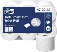 Toiletpapier Tork T8 472242 Advanced 2laags 1150vel 6rollen wit
