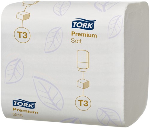 Toiletpapier Tork T3 114273 Premium 2laags 252vel 30 bundels wit-2