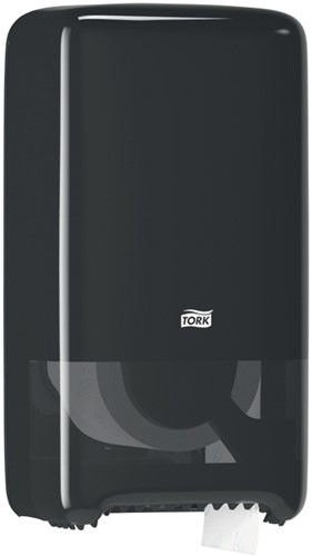 Dispenser Tork T6 557508 Mid-size toiletpapier zwart-2