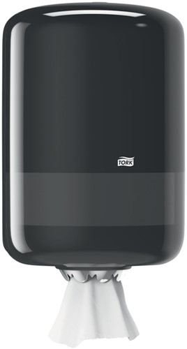 Poetspapierdispenser Tork M2 Elevation 559008 zwart