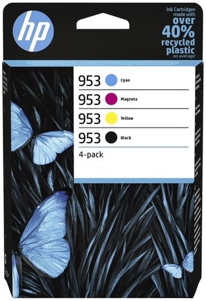 Inktcartridge HP 6ZC69AE (953) zwart + 3 kleuren
