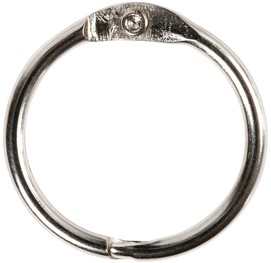 Boekbindersring Creotime 19mm zilver pk/10-2