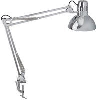 Bureaulamp MAUL Study met tafelklem chroom