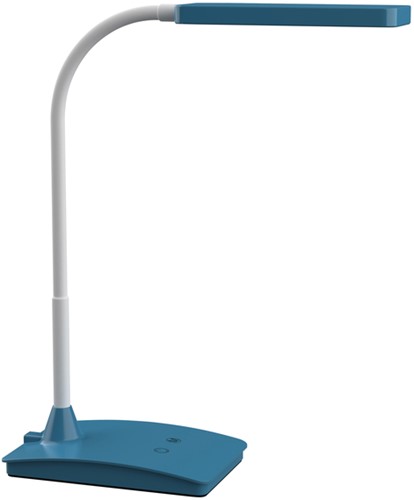 Bureaulamp MAUL Pearly LED colour vario dimbaar atlantic blue