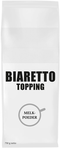 Melkpoeder Biaretto topping voor automaten 750gram