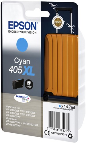 Inktcartridge Epson 405XL cyaan