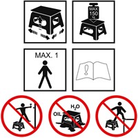 Opstapje ProPlus inklapbaar zwart/grijs-4