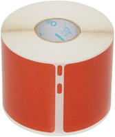 Etiket Dymo  54x101mm Badge 2133399 zwart/rood rol/220-2