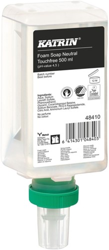 Handzeep Katrin 48410 Touchfree foam 500ml neutral