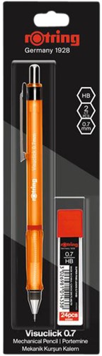 Vulpotlood rOtring Visuclick 2B 0.7mm doos à 12 stuks assorti-3