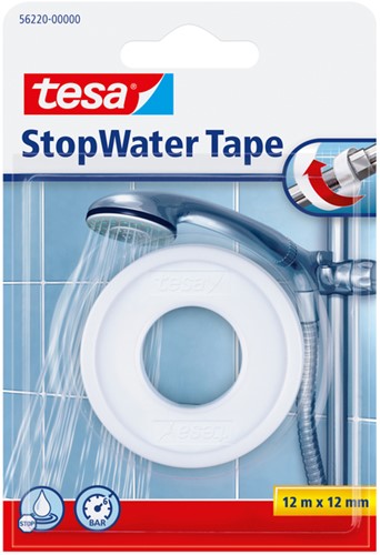 Reparatietape Tesa 56220 stopwater 12mm x 12m wit