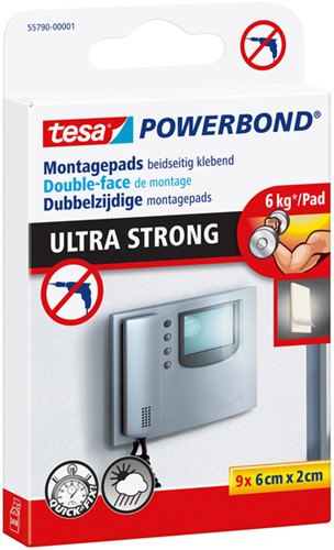 Powerbond Tesa 55790 montagetape ultra 2x6cm 9/st