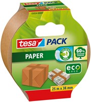Verpakkingstape Tesa 38mmx50m papier 05054 bruin