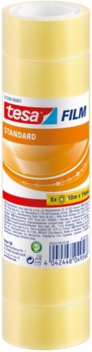 Plakband Tesa film standaard 19mmx10m krimp pk/8