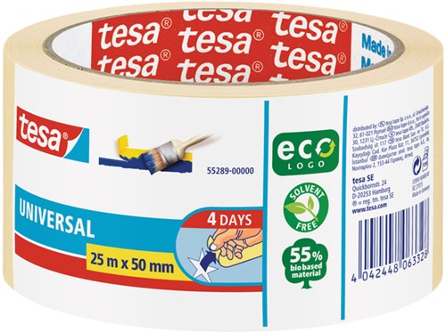 Afplaktape Tesa Basic 55289 50mmx25m
