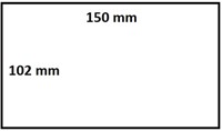 Labeletiket IEZZY Zebra 800264-605 102x150mm 25mm wit permanent 300st-2