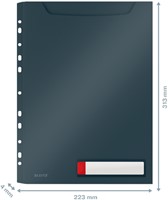 Showtas Leitz cosy u-map harmonica perforatiestrip grijs-3