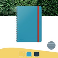 Notitieboek Leitz Cosy B5 lijn spiraal blauw-4