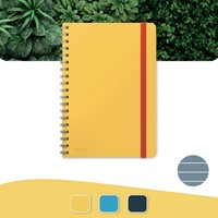 Notitieboek Leitz Cosy B5 lijn spiraal geel-6