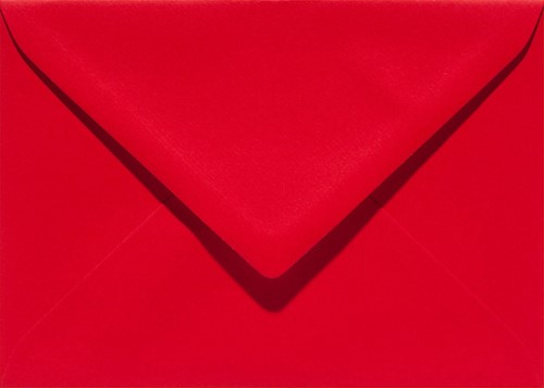 Envelop Papicolor A5 156x220mm rood pk/6