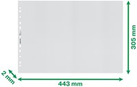 Showtas Leitz Recycle A3 11-gaats dwars PP 25 stuks-3