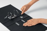 Ordner Leitz 180° Recycle A4 50mm karton zwart-3