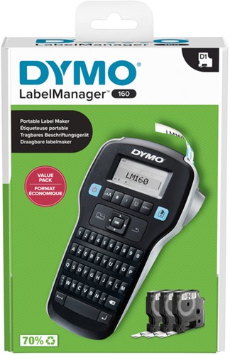 Labelprinter bundel Dymo labelmanager LM160 azerty
