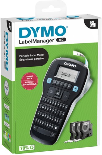 Labelprinter bundel Dymo labelmanager LM160 qwerty