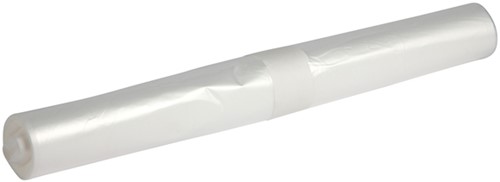 Afvalzak Powersterko LDPE T60R 80x110cm 140L transparant rol/20