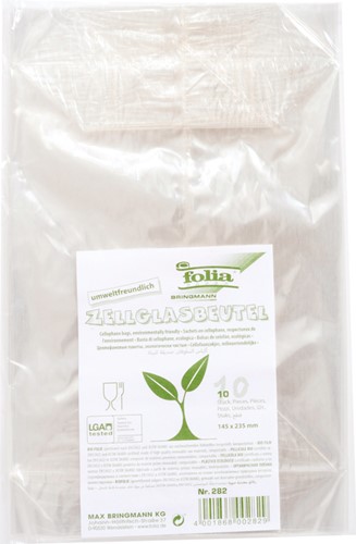 Cellofaanzak Folia 145x235mm transparant
