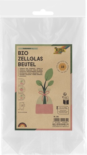 Cellofaanzak Folia 145x235mm transparant