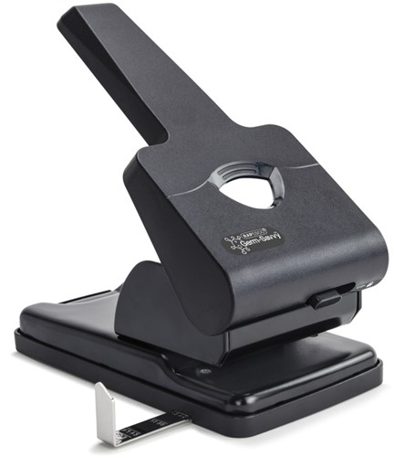 Perforator Rapesco HD865-P antibacterieel 2-gaats zwart
