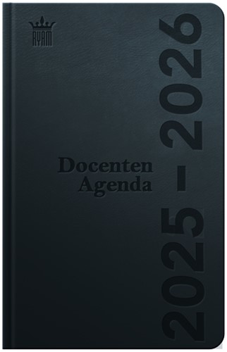 Docentenagenda 2025-2026 Ryam DeLuxe zwart