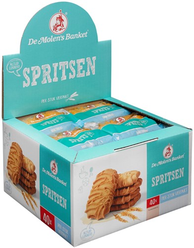 Koeken De Molen Spritsen 38gr pk/40