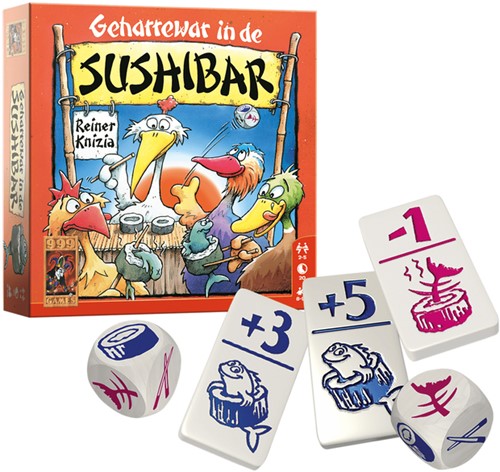 Dobbelspel Geharrewar in de Sushibar-2