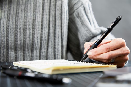 Gelschrijver Sharpie 0,7mm blauw pk/3-3